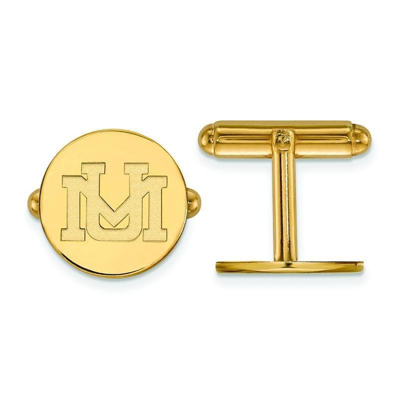 14ky LogoArt University of Montana Cuff Link - Seattle Gold Grillz