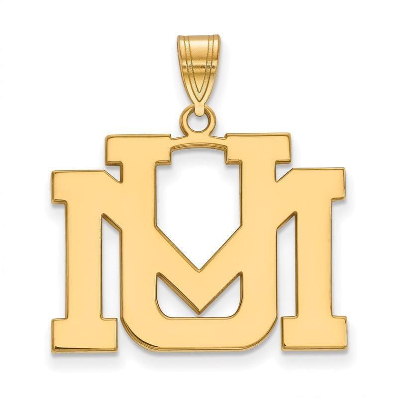 14ky LogoArt University of Montana Large Pendant - Seattle Gold Grillz