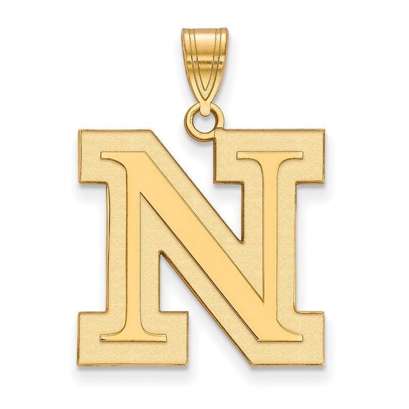 14ky LogoArt University of Nebraska Large Pendant - Seattle Gold Grillz