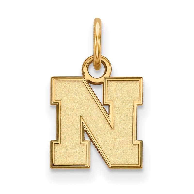 14ky LogoArt University of Nebraska XS Pendant - Seattle Gold Grillz