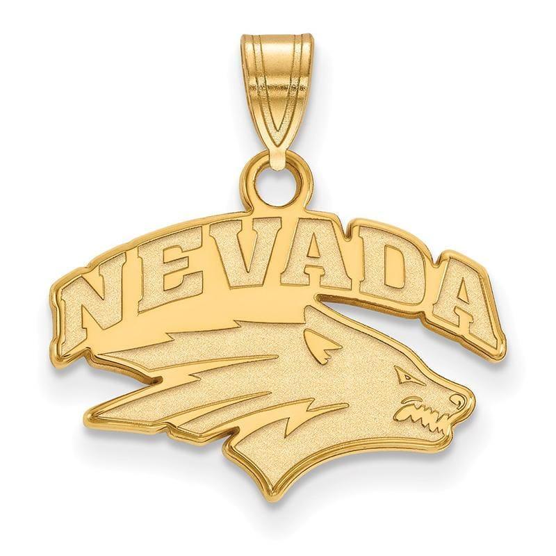 14ky LogoArt University of Nevada Small Pendant - Seattle Gold Grillz