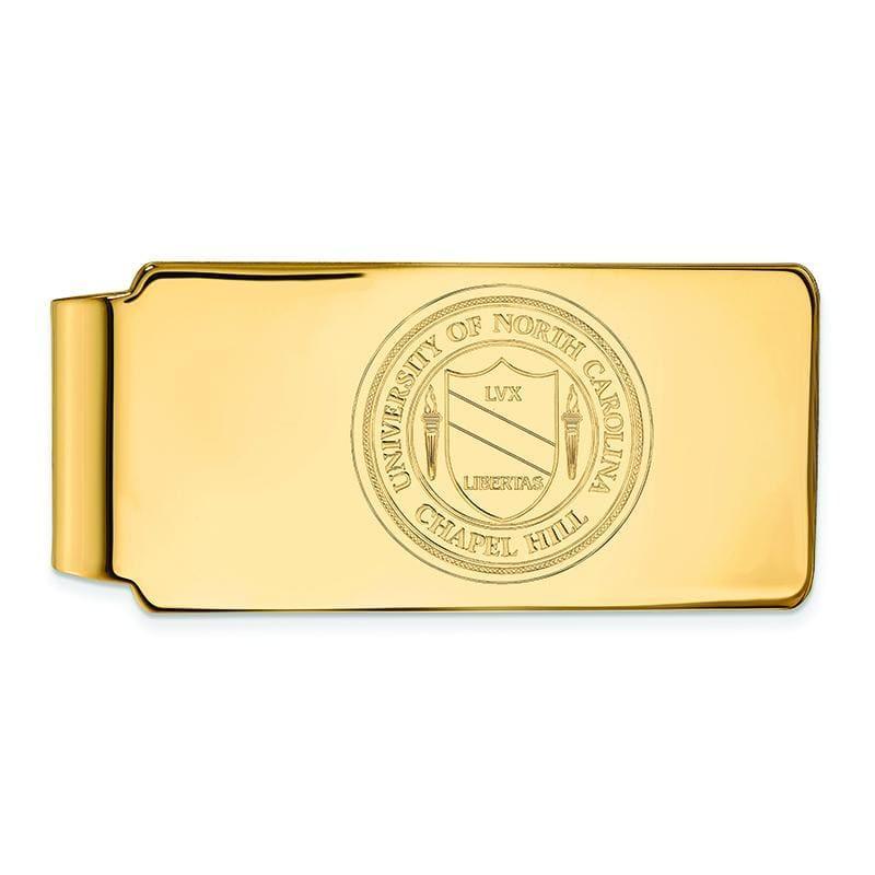 14ky LogoArt University of North Carolina Money Clip Crest - Seattle Gold Grillz