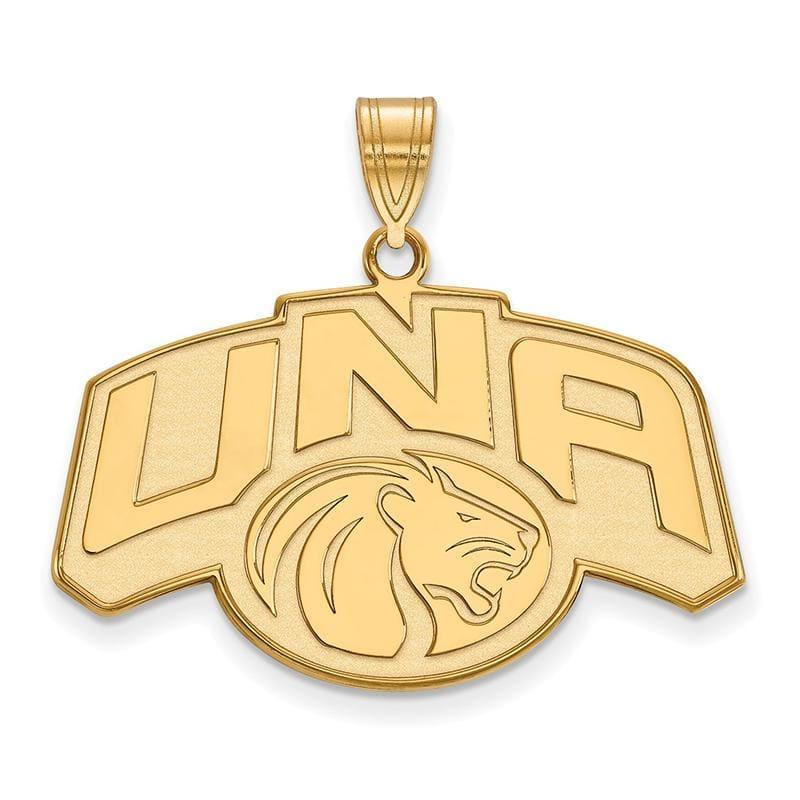 14ky LogoArt University of Northern Alabama Large Pendant - Seattle Gold Grillz