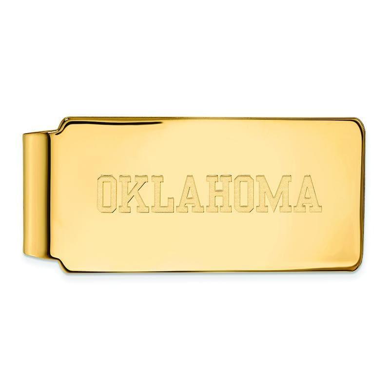 14ky LogoArt University of Oklahoma Money Clip - Seattle Gold Grillz