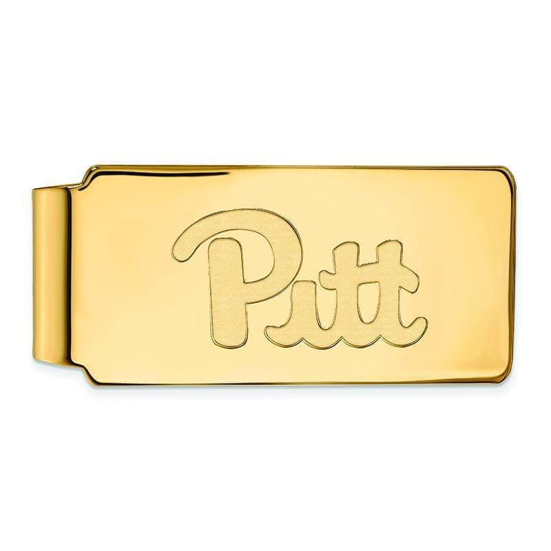 14ky LogoArt University of Pittsburgh Money Clip - Seattle Gold Grillz