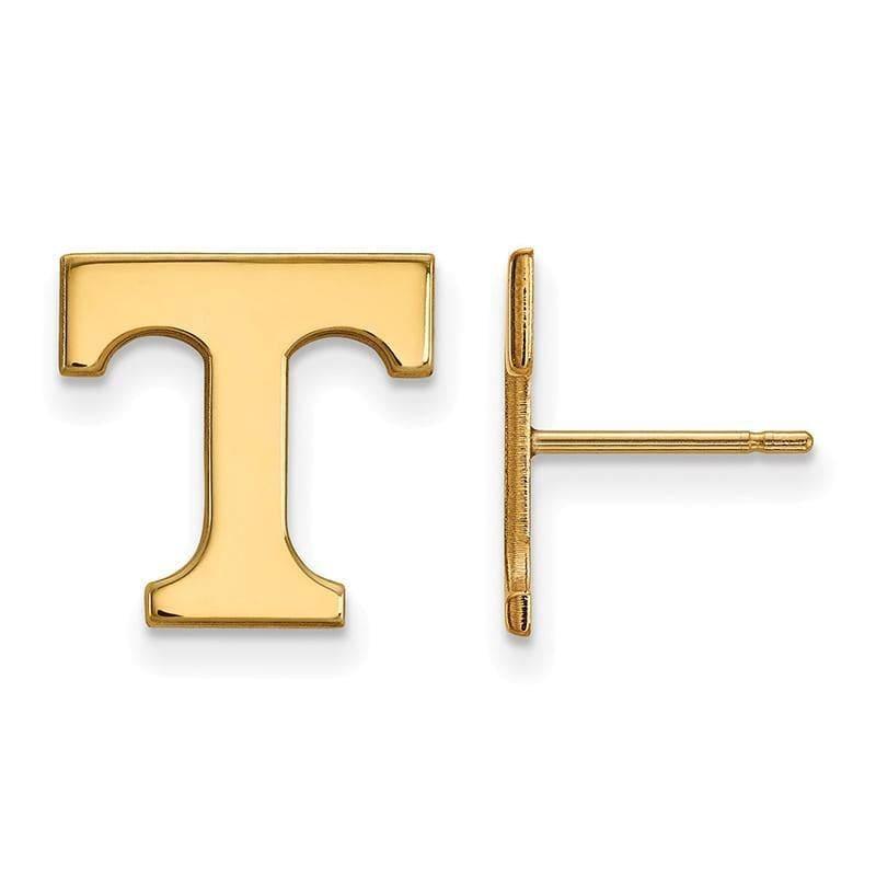 14ky LogoArt University of Tennessee Small Post Earrings - Seattle Gold Grillz