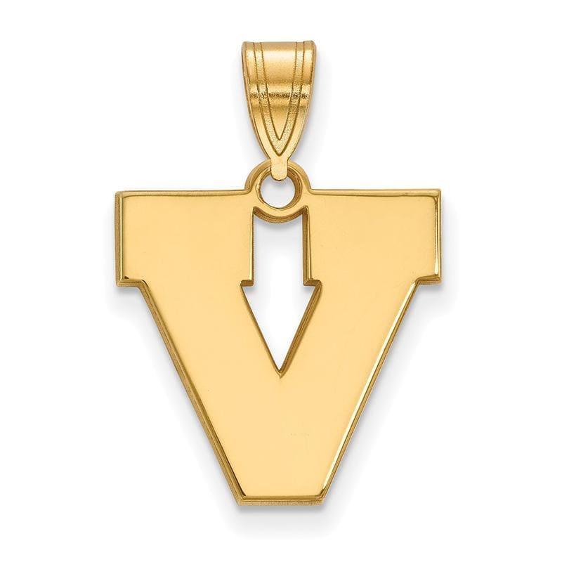 14ky LogoArt University of Virginia Medium Pendant - Seattle Gold Grillz
