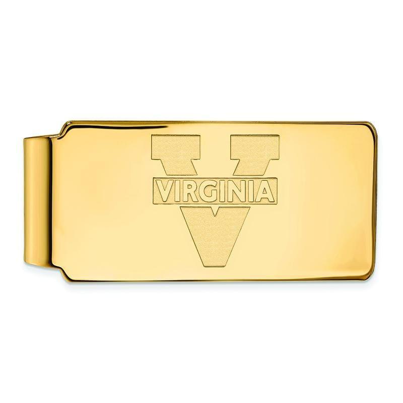 14ky LogoArt University of Virginia Money Clip - Seattle Gold Grillz