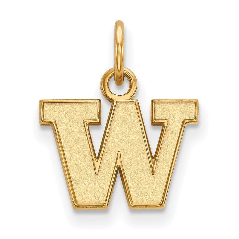 14ky LogoArt University of Washington XS Pendant - Seattle Gold Grillz