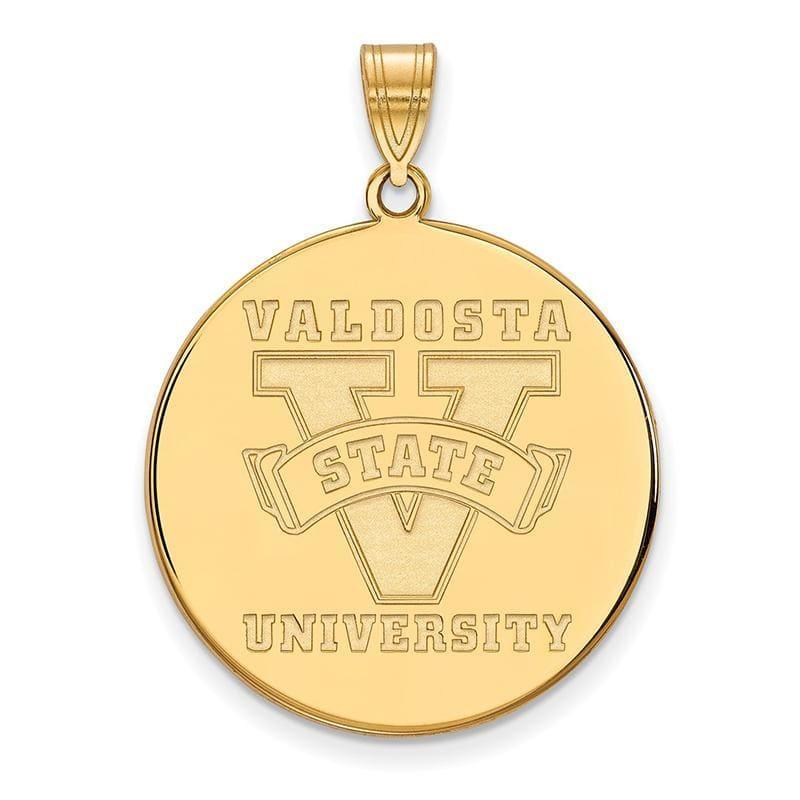14ky LogoArt Valdosta State University XL Disc Pendant - Seattle Gold Grillz