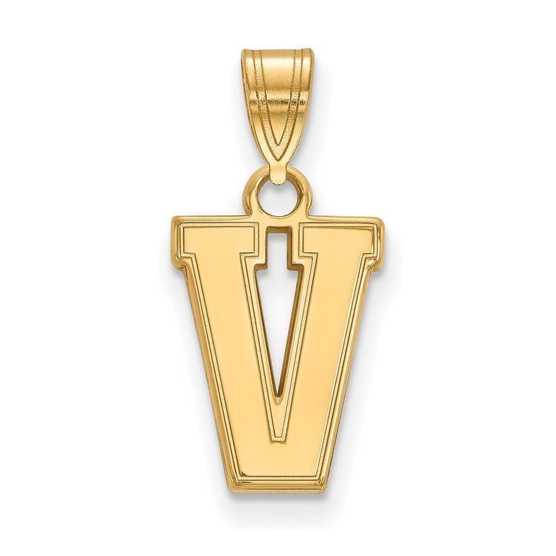 14ky LogoArt Vanderbilt University Small Pendant - Seattle Gold Grillz