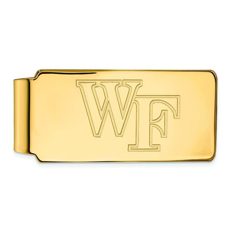14ky LogoArt Wake Forest University Money Clip - Seattle Gold Grillz