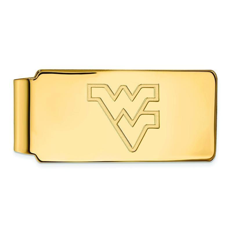 14ky LogoArt West Virginia University Money Clip - Seattle Gold Grillz