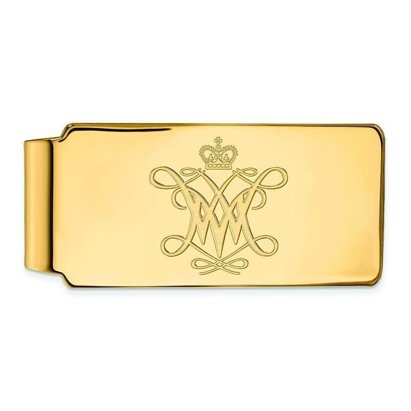 14ky LogoArt William And Mary Money Clip - Seattle Gold Grillz