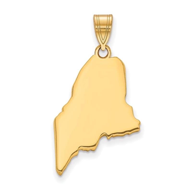 14KY ME State Pendant Bail Only - Seattle Gold Grillz
