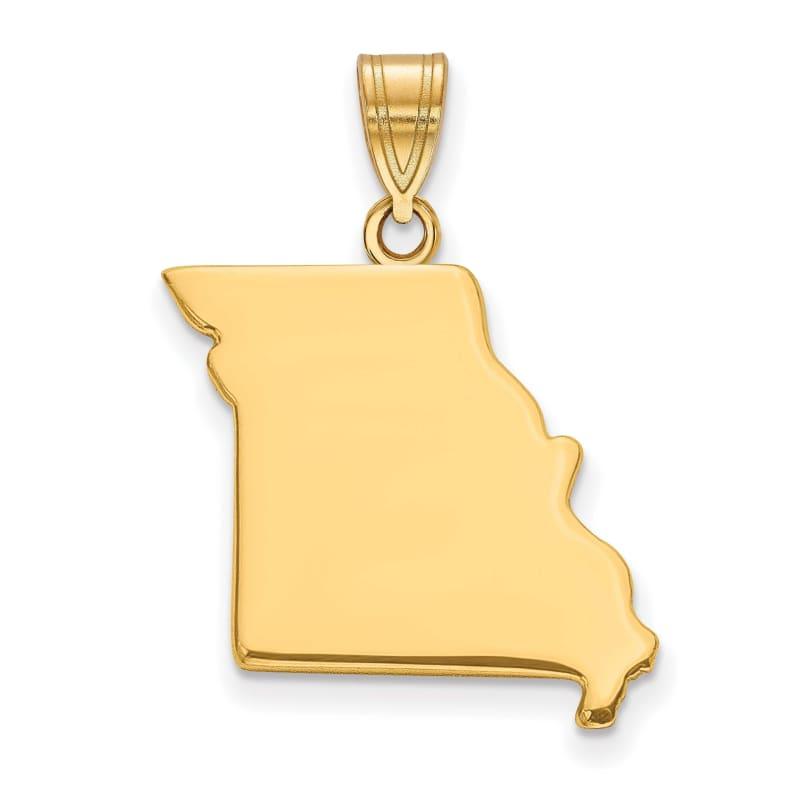 14KY MO State Pendant Bail Only - Seattle Gold Grillz