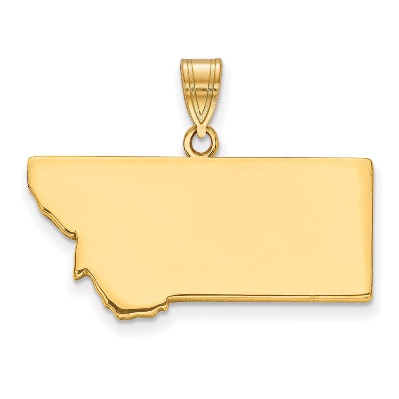 14KY MT State Pendant Bail Only - Seattle Gold Grillz