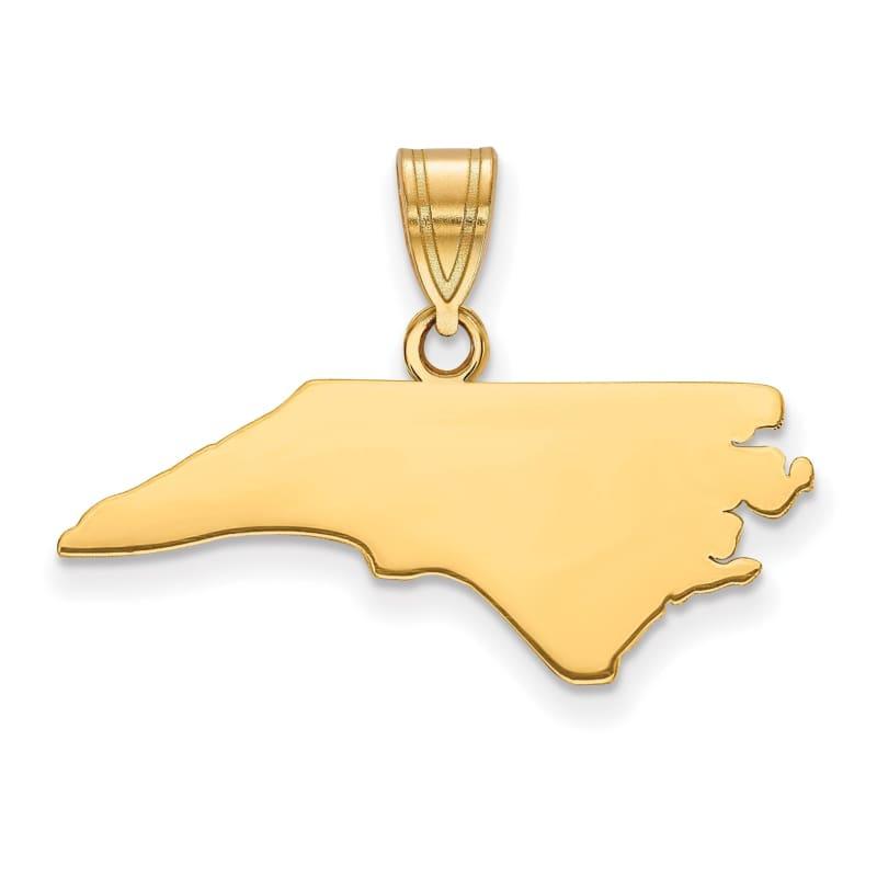 14KY NC State Pendant Bail Only - Seattle Gold Grillz