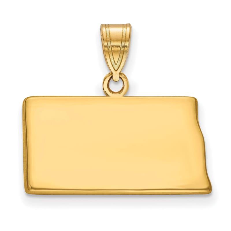 14KY ND State Pendant Bail Only - Seattle Gold Grillz