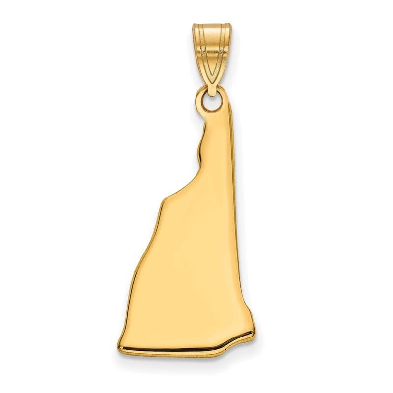 14KY NH State Pendant Bail Only - Seattle Gold Grillz