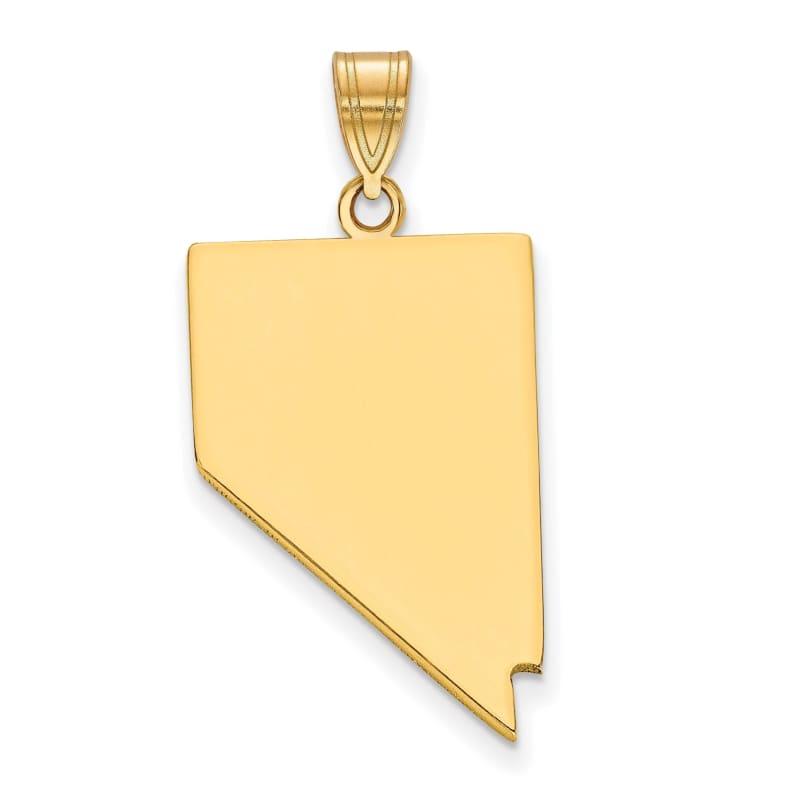14KY NV State Pendant Bail Only - Seattle Gold Grillz