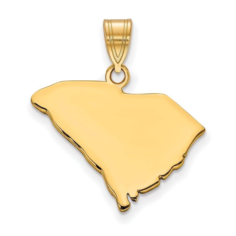 14KY SC State Pendant Bail Only - Seattle Gold Grillz
