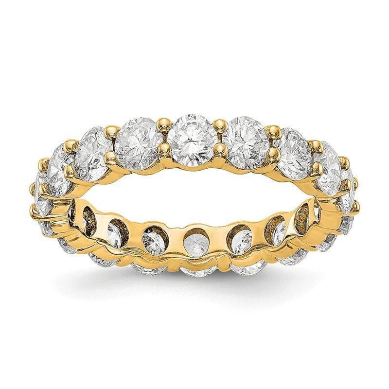 14KY SI2-I1( H-I) 16 Round = 4 CT Shared Prong Eternity Band - Seattle Gold Grillz