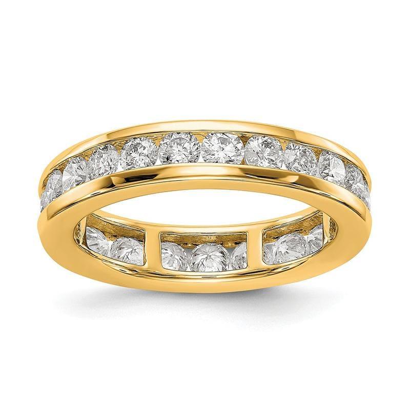 14KY SI2-I1( H-I) 21 Round = 2CT Channel Set Eternity Band - Seattle Gold Grillz