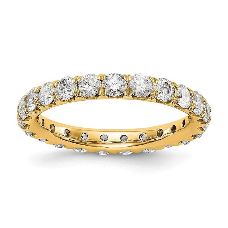 14KY SI2-I1( H-I) 23 Round = 2 CT UPRG Eternity Band - Seattle Gold Grillz