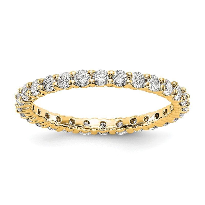 14KY SI2-I1( H-I) 28 Round = 1CT shared Prong Eternity Band - Seattle Gold Grillz