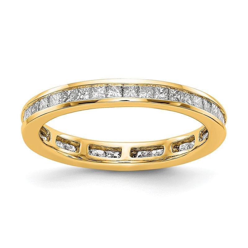 14KY SI2-I1( H-I) 36 Princess = 1CT Channel Set Eternity Band - Seattle Gold Grillz