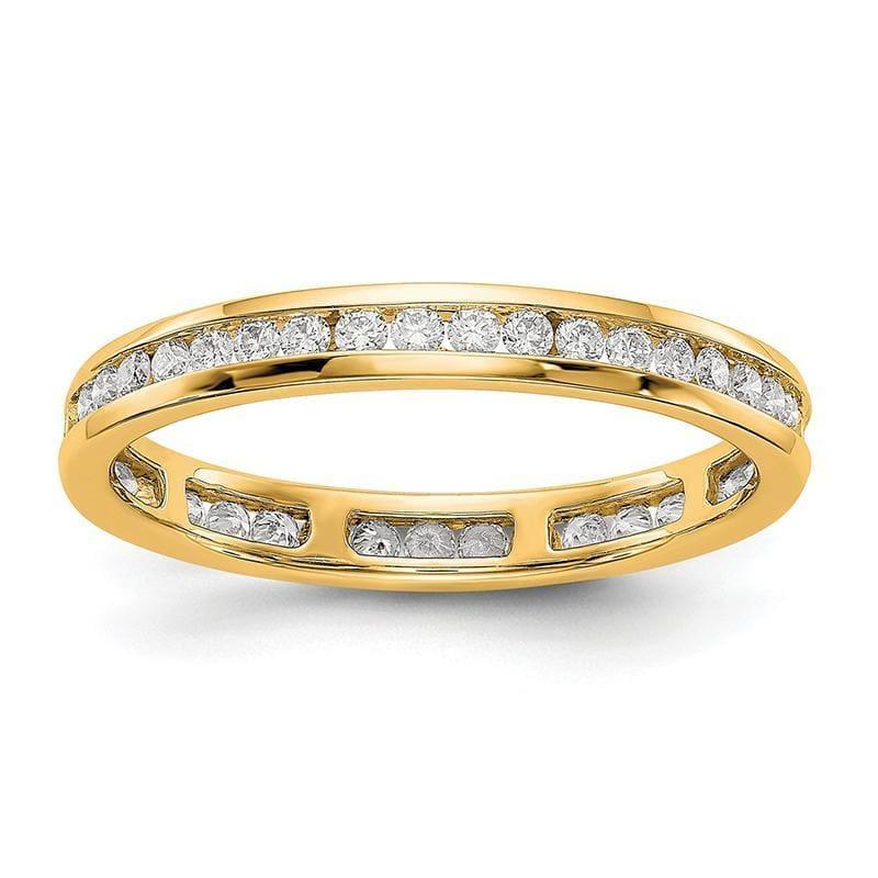 14KY SI2-I1( H-I) 41 Round = 1-2CT Channel Set Eternity Band - Seattle Gold Grillz
