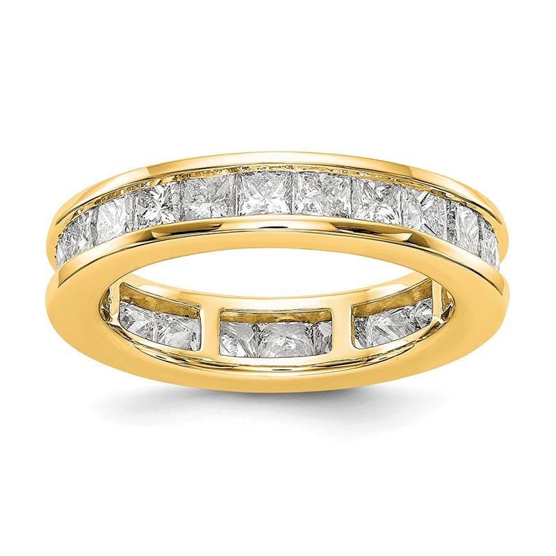 14KY SI2-I1( H-I) Princess = 3CT Channel Set Eternity Band - Seattle Gold Grillz