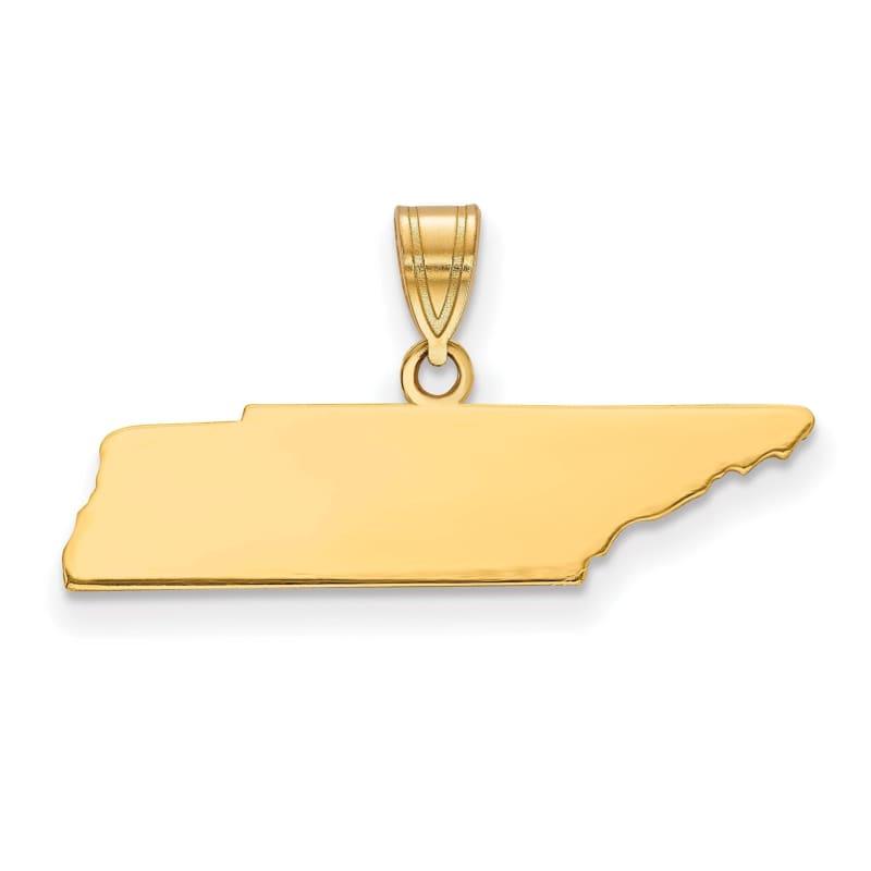14KY TN State Pendant Bail Only - Seattle Gold Grillz