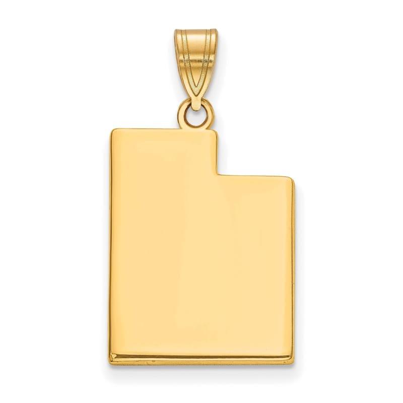14KY UT State Pendant Bail Only - Seattle Gold Grillz