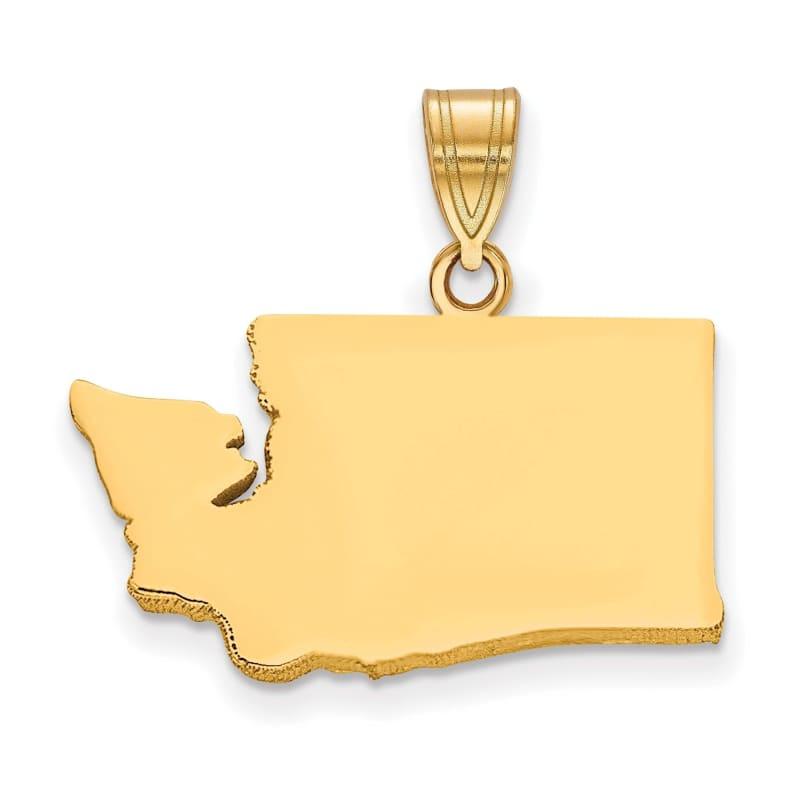 14KY WA State Pendant Bail Only - Seattle Gold Grillz