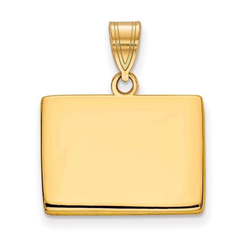 14KY WY State Pendant Bail Only - Seattle Gold Grillz