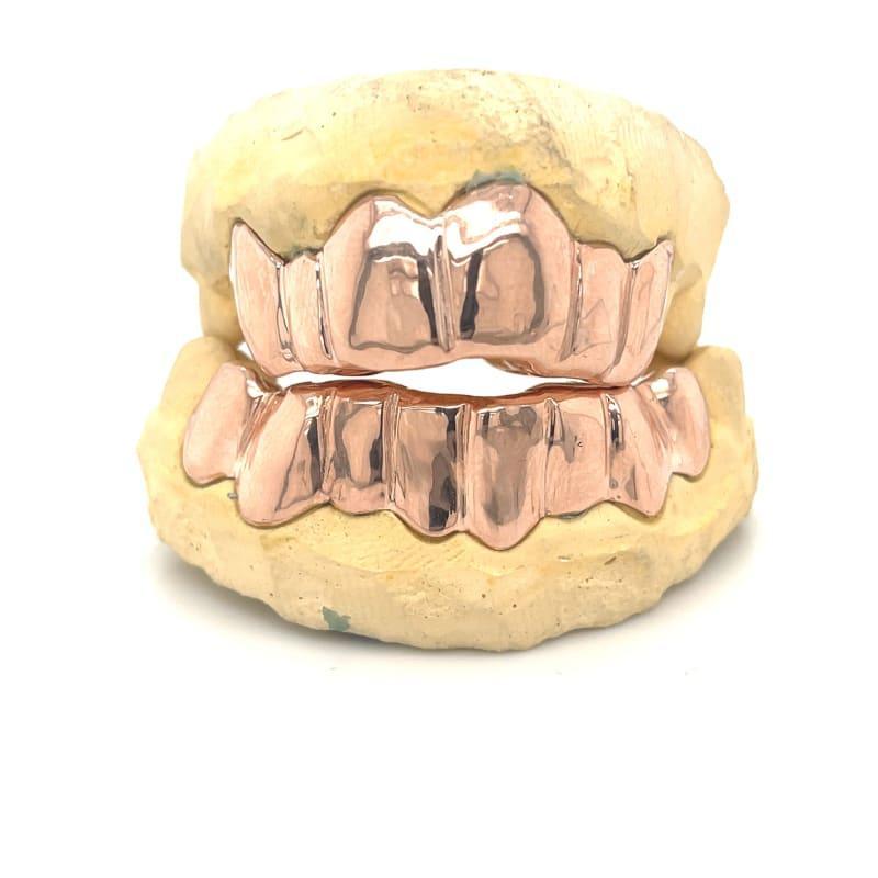 14pc Rose Gold Grillz - Seattle Gold Grillz