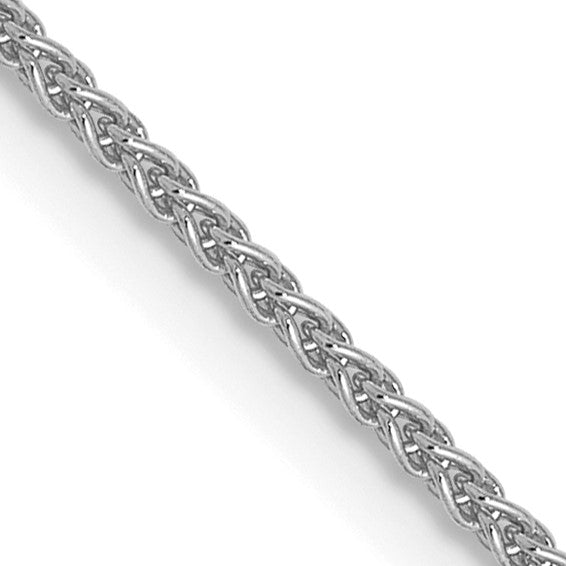 14k White Gold 1mm Spiga Chain