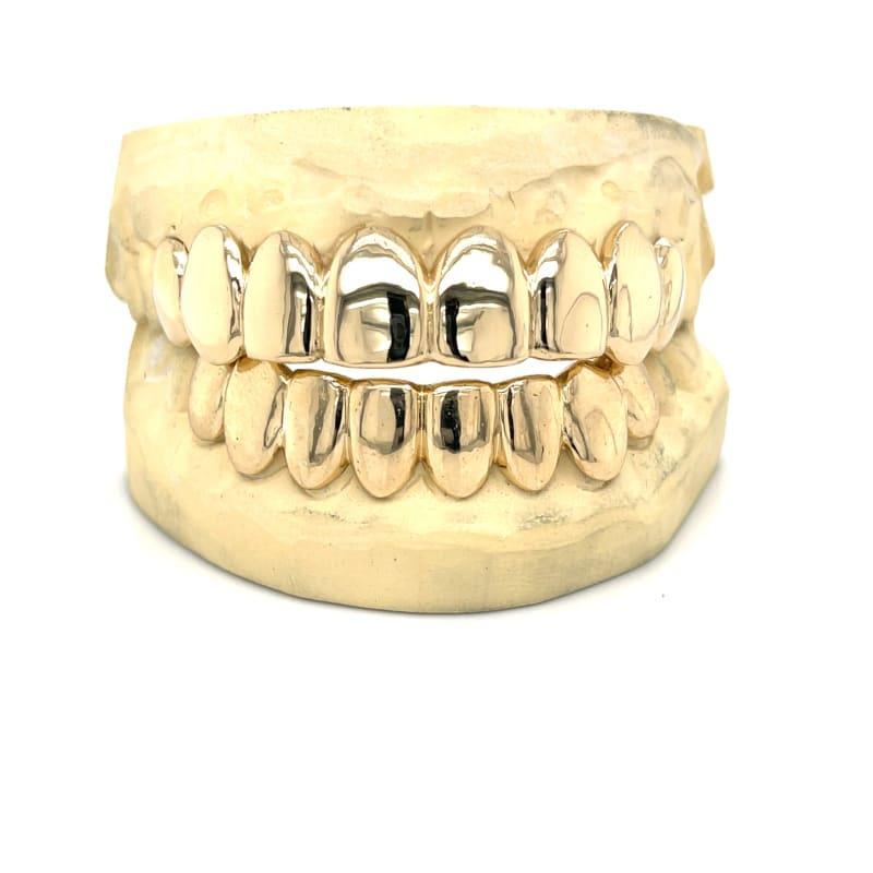 16pc Gold High Polished Grillz - Seattle Gold Grillz