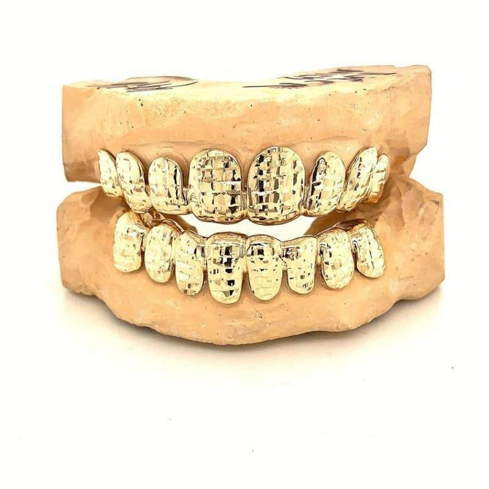 16pc Gold Princess Cut Grillz | Seattle Gold Grillz