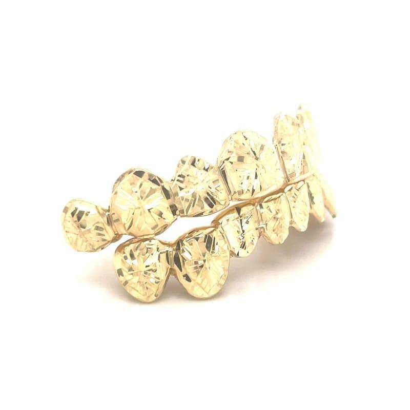 16pc Gold Sunburst Cut Grillz - Seattle Gold Grillz