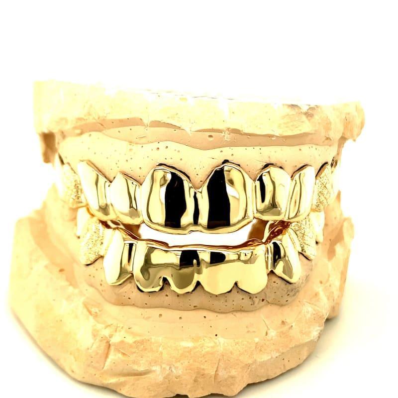 20pc Gold High Polished Grillz - Seattle Gold Grillz