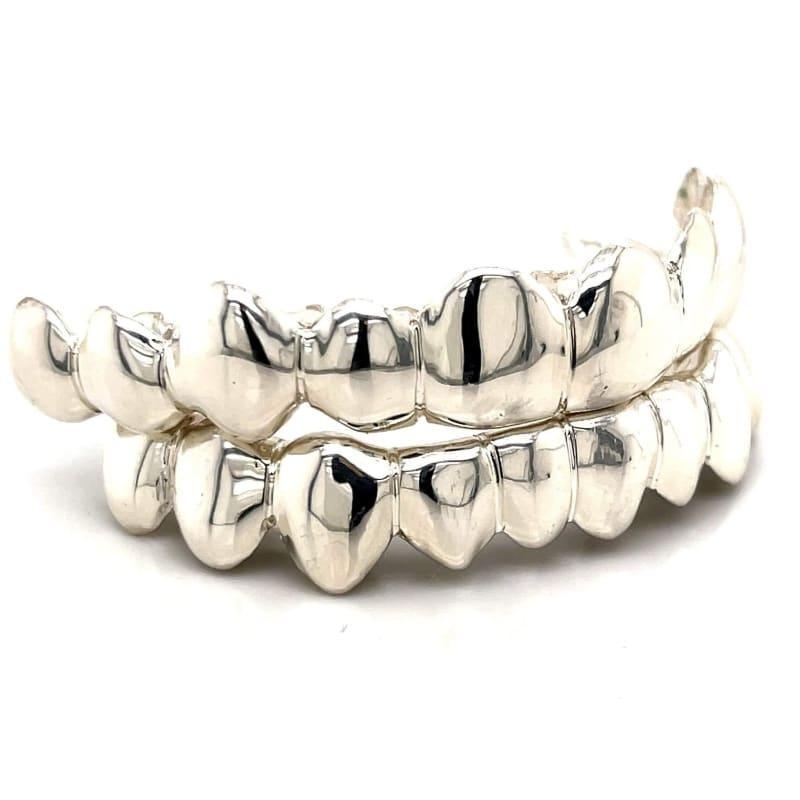 20pc Silver Grillz Set - Seattle Gold Grillz