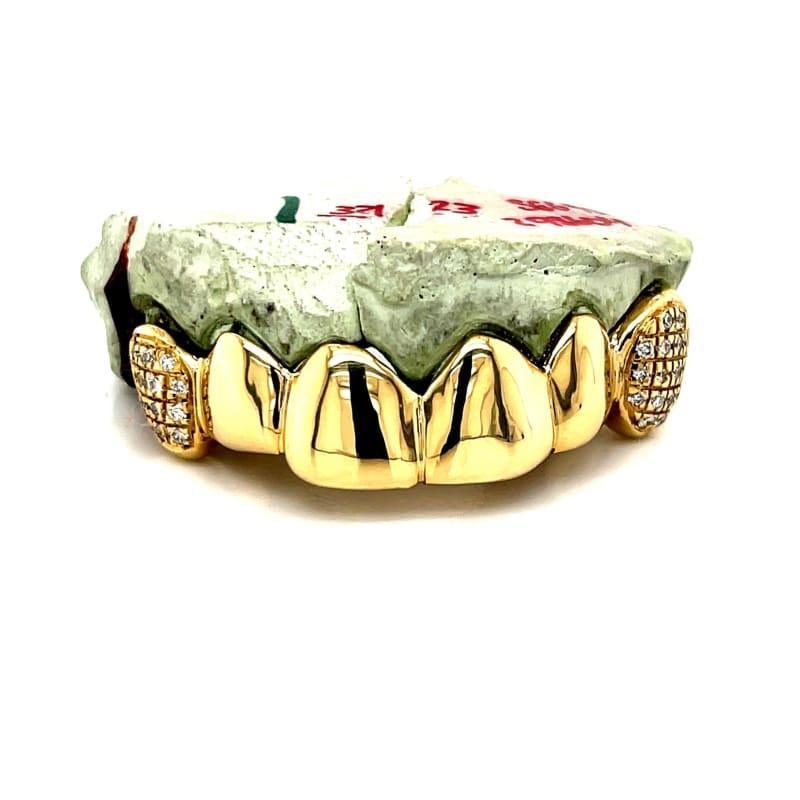 6pc Box Set Diamond Fang Grillz - Seattle Gold Grillz