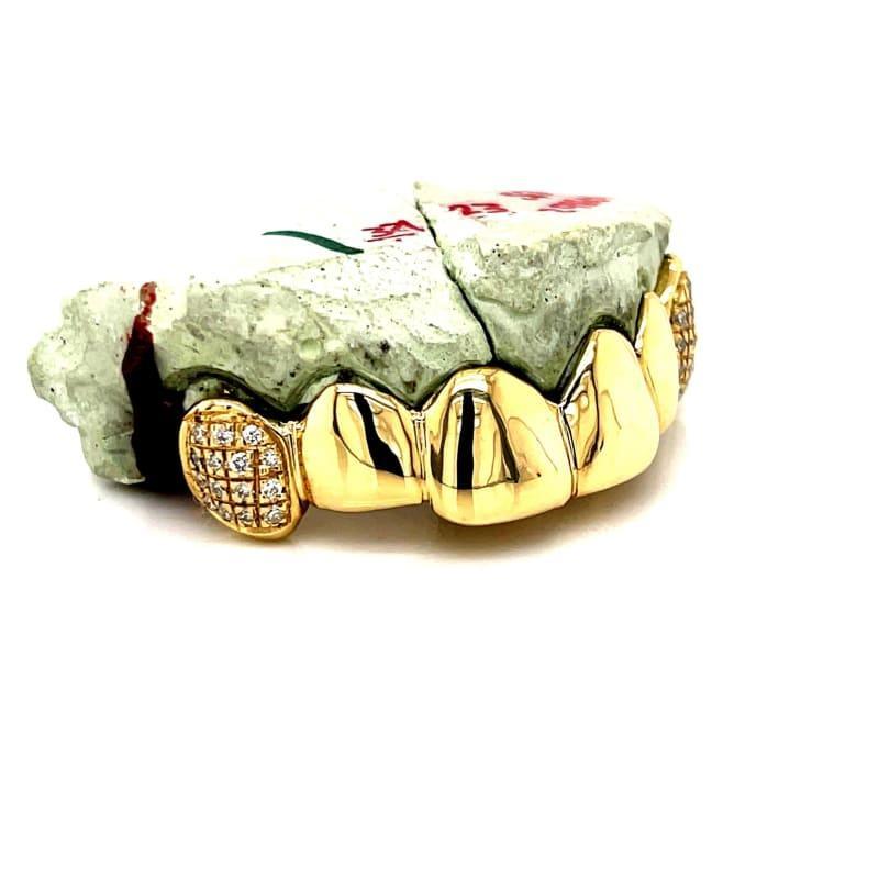 6pc Box Set Diamond Fang Grillz - Seattle Gold Grillz