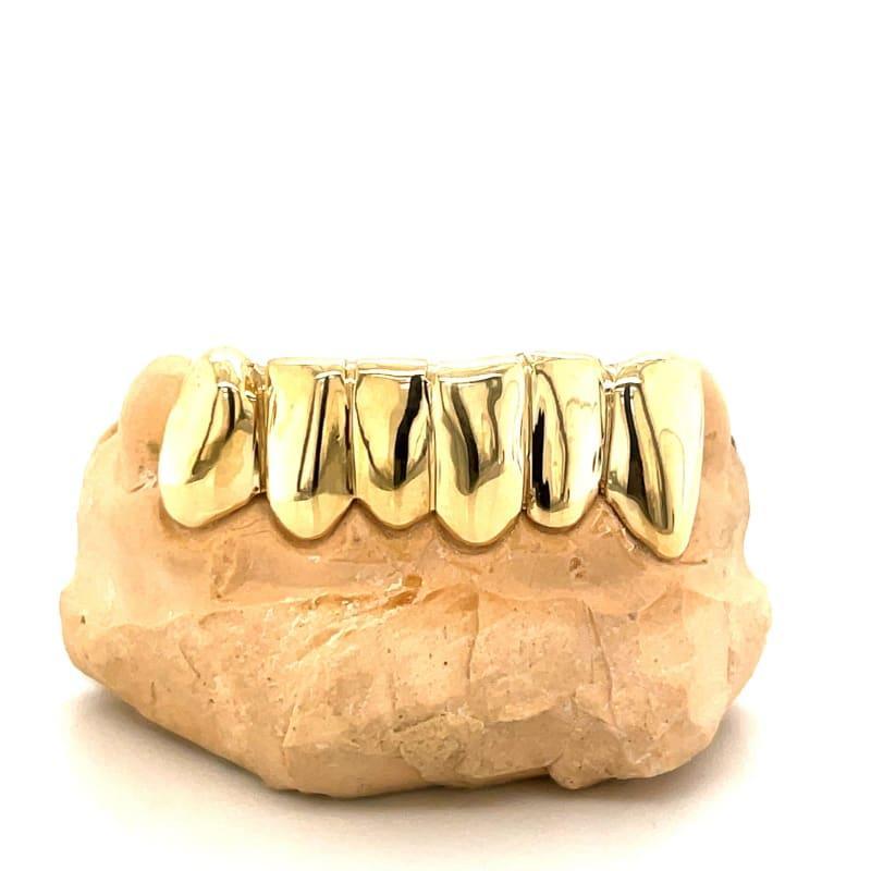 6pc Gold Bottom Grillz - Seattle Gold Grillz