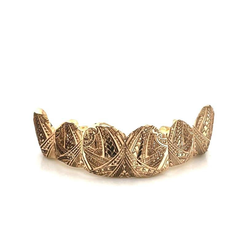 6pc Gold Polynesian Tribal Grillz - Seattle Gold Grillz