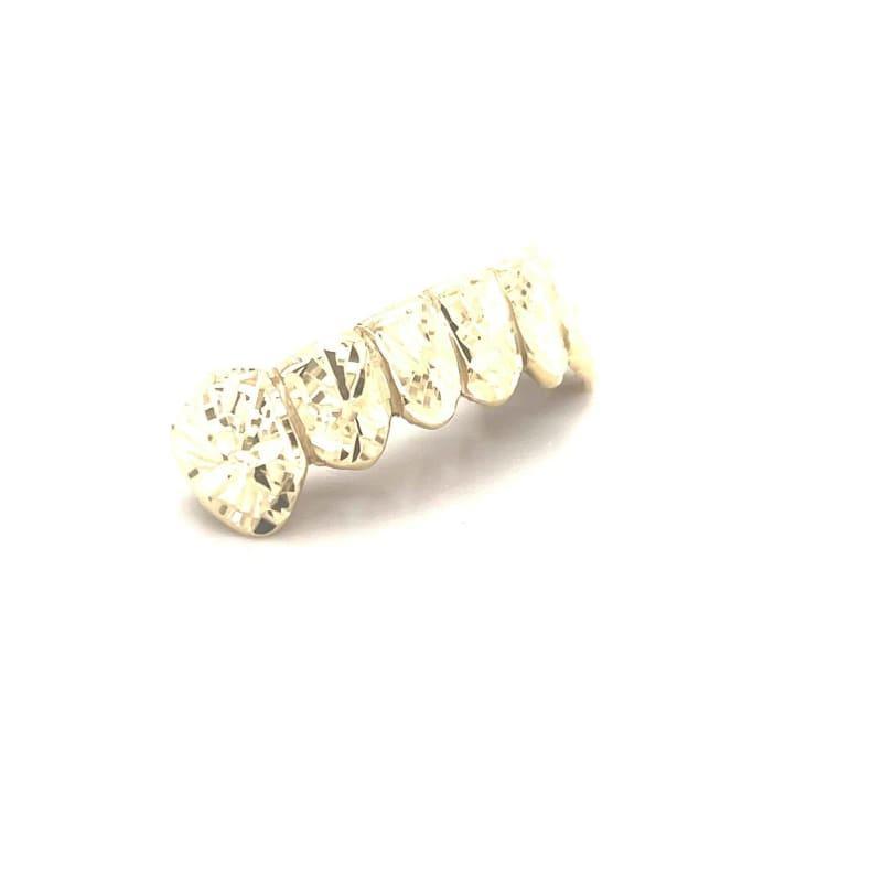 6pc Gold Sunburst Cut Grillz - Seattle Gold Grillz