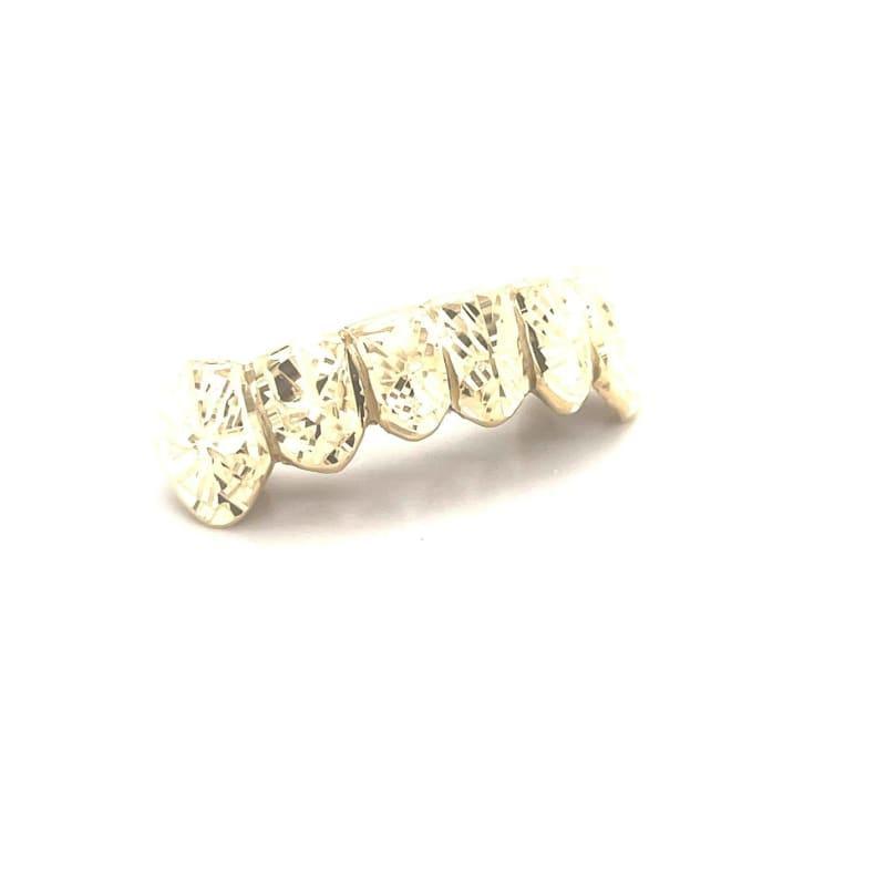 6pc Gold Sunburst Cut Grillz - Seattle Gold Grillz